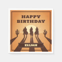 Wild West Cowboys Sunset