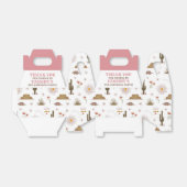 Wild West Cowgirl Birthday Party Favor Box Bedankdoosjes (Uitgevouwen)