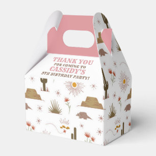Wild West Cowgirl Birthday Party Favor Box Bedankdoosjes