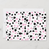 Wild West Cowgirl Land Western Birthday Party Kaart (Achterkant)