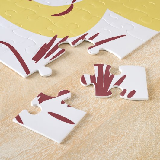 Wild West Cowgirl:  lijntekening. Legpuzzel (Zijkant)