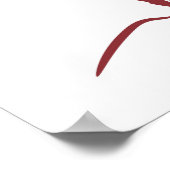 Wild West Cowgirl: lijntekening. Poster (Hoek)