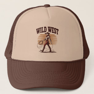 Wild West Cowgirl – Retro Trucker Pet