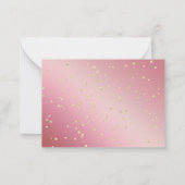 Wild West Cowgirl Thankyou Note Kaart Notitiekaartje (Achterkant)