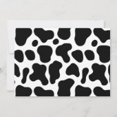 Wild west cowgirl verjaardagsfeestje bedankje kaart (Achterkant)