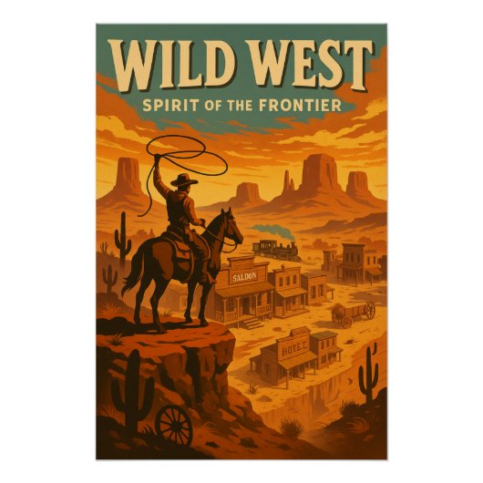 Wild West: de geest van de grens Perfect Poster (Voorkant)