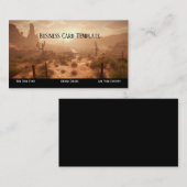 Wild West Desert Sunset Western Visitekaartje (Voorkant / Achterkant)
