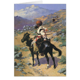 Wild West, een Indische Trapper door Remington