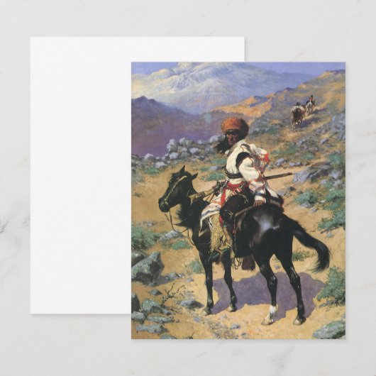  Wild West, een Indische Trapper door Remington (Voorkant / Achterkant)