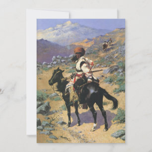 Wild West, een Indische Trapper door Remington