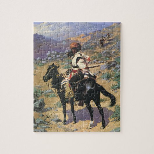  Wild West, een Indische Trapper door Remington Legpuzzel (Verticaal)