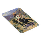  Wild West, een Indische Trapper door Remington Magneet (Rechterzijde)