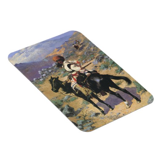  Wild West, een Indische Trapper door Remington Magneet (Rechterzijde)