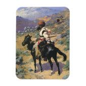  Wild West, een Indische Trapper door Remington Magneet (Verticaal)