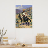  Wild West, een Indische Trapper door Remington Poster (Keuken)