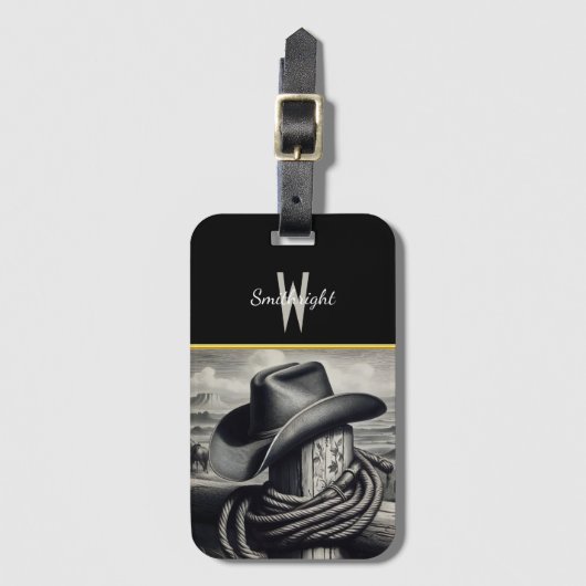 Wild West Elegance Bagagelabel (Voorkant (verticaal))