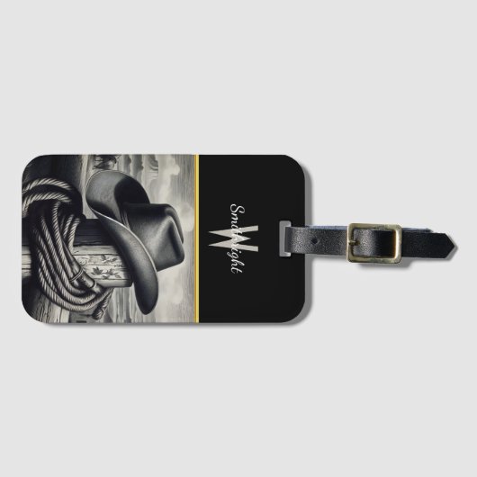 Wild West Elegance Bagagelabel (Voorkant (horizontaal))