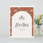 Wild West Favors-teken (Staand voorkant)