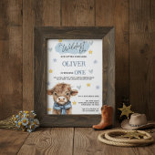 Wild West First Birthday • Little Buckaroo Theme Kaart