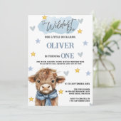 Wild West First Birthday • Little Buckaroo Theme Kaart (Staand voorkant)