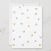 Wild West First Birthday • Little Buckaroo Theme Kaart (Achterkant)