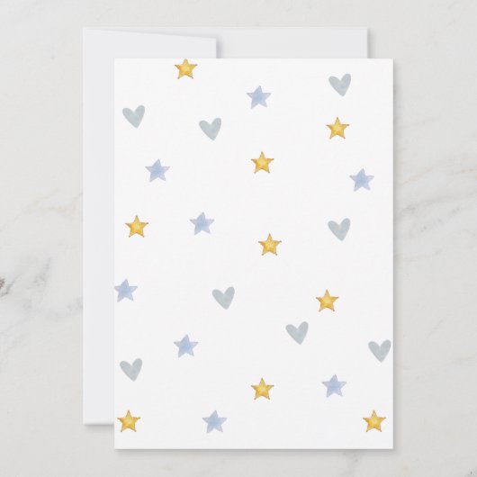 Wild West First Birthday • Little Buckaroo Theme Kaart (Achterkant)