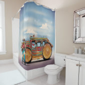 Wild West G Wagon Lowrider Douchegordijn (In situ)