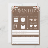 Wild West Gezocht Voorspellingen & Advies Spel Kaa Kaart (Voorkant)