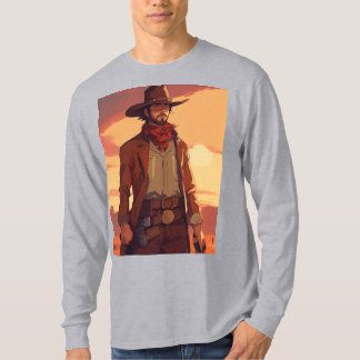 Wild West Gunslinger -  anime uit de jaren 90 T-shirt