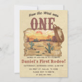 Wild West Hoe het Westen één verjaardag was Kaart (Voorkant)