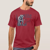Wild West Hoge Angst | Grappig Westers Ontwerp T-shirt (Voorkant)
