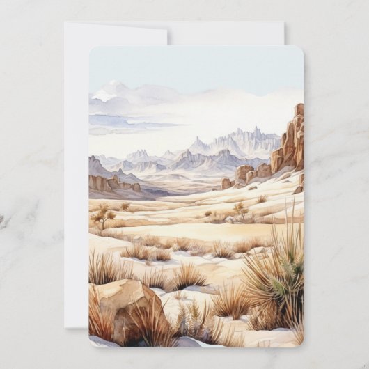 Wild West Horse Verjaardag Kaart (Achterkant)