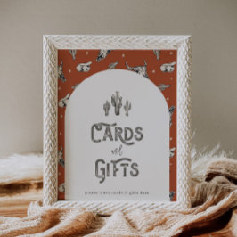 Wild West Kaarten en cadeaubordje