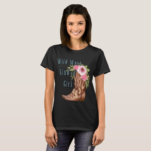 Wild West Kind van Meisje T-shirt (Voorkant volledig)