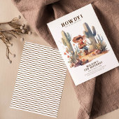 Wild West Moderne Cowboy Verjaardag Kaart