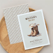 Wild West Moderne Cowboy Verjaardag Kaart