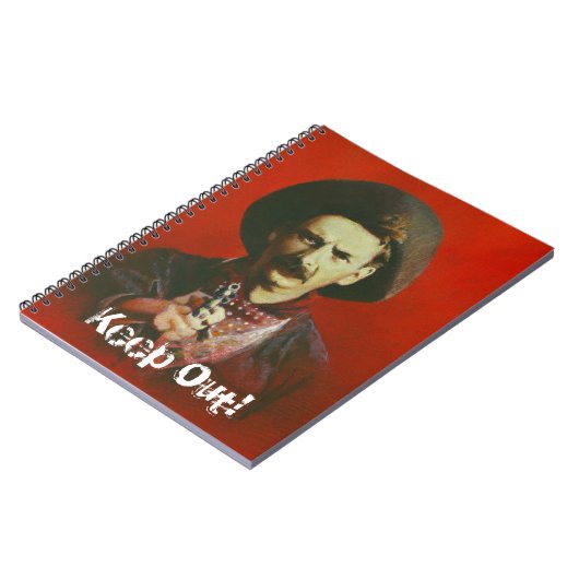 Wild West Outlaw Note Pad Notitieboek (Linkerzijde)