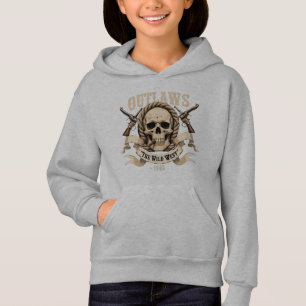 Wild West Outlaw Skull - Gunslinger Cowboy