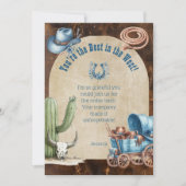Wild West Party Bedankkaart (Voorkant)