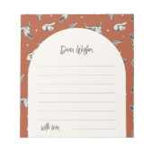 Wild West Party Time Capsule Notitieblok (Voorkant)