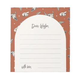 Wild West Party Time Capsule Notitieblok