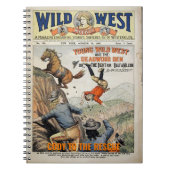 Wild West Personalize Name Gezegde Gift Notitieboek (Voorkant)