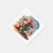 Wild West Petten Cowboy Verjaardag Servet (Hoek)