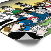 Wild West Poker Game Poster (Hoek)