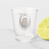 Wild West Revolver Hoefijzer Western Cowboy Saloon Shot Glas (Achterkant)