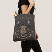 Wild West Revolver Hoefijzer Western Cowboy Saloon Tote Bag (Dichtbij)