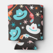 Wild West, Revolvers Cowboypatroon. Blikjeskoeler (Achterkant)