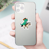 Wild West Rex Sticker (Telefoon)