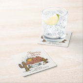 Wild West Rodeo-Baby shower Kartonnen Onderzetters (Insitu)