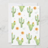 Wild West Rodeo Birthday Uitnodiging Cowgirl (Achterkant)